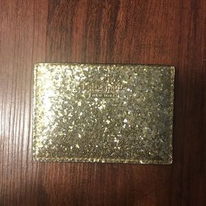 Kate Spade glitter card holder! Never been used!
